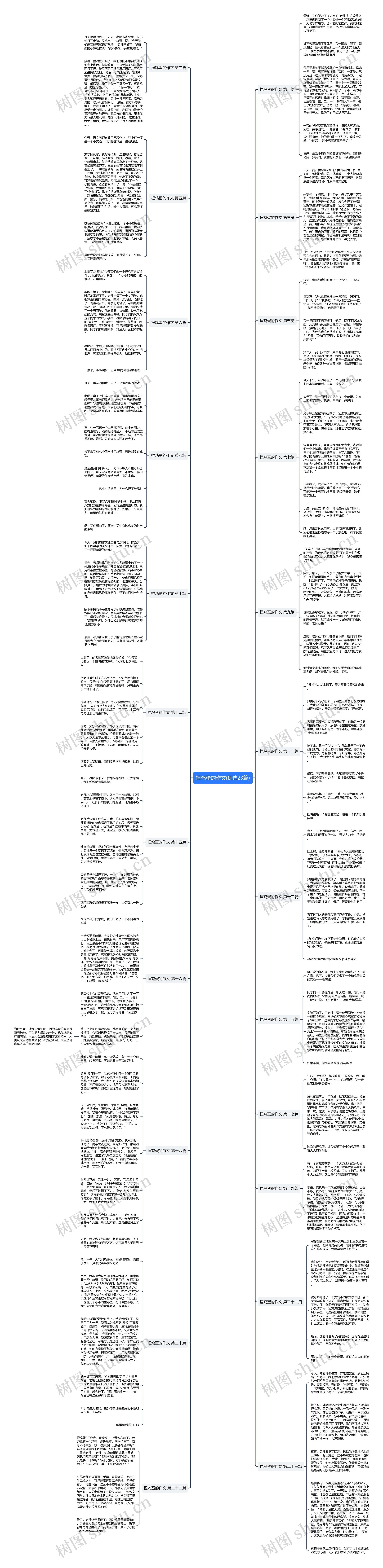 捏鸡蛋的作文(优选23篇)思维导图