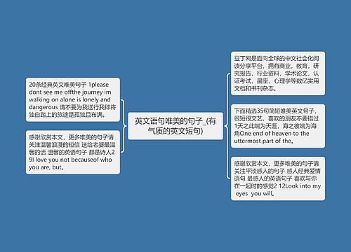 英文语句唯美的句子_(有气质的英文短句)