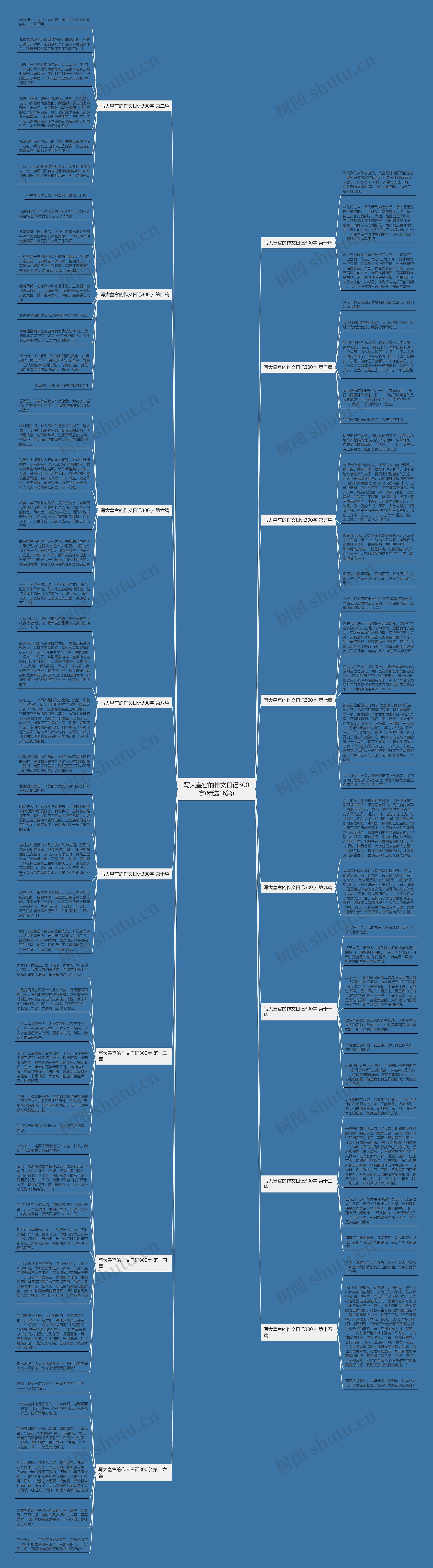 写大皇宫的作文日记300字(精选16篇)思维导图