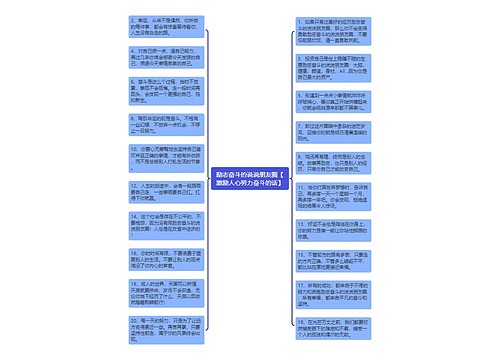 励志奋斗的说说朋友圈【激励人心努力奋斗的话】