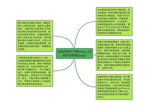 名著优美句子摘抄app_(优美的段落摘抄app)