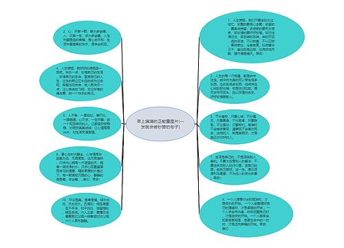 早上满满的正能量图片(一发就会被秒赞的句子)