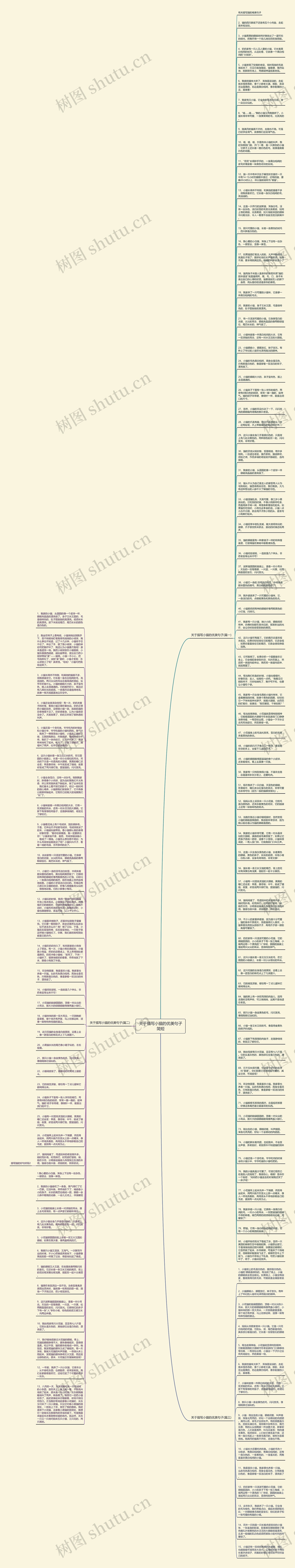 关于描写小猫的优美句子简短思维导图