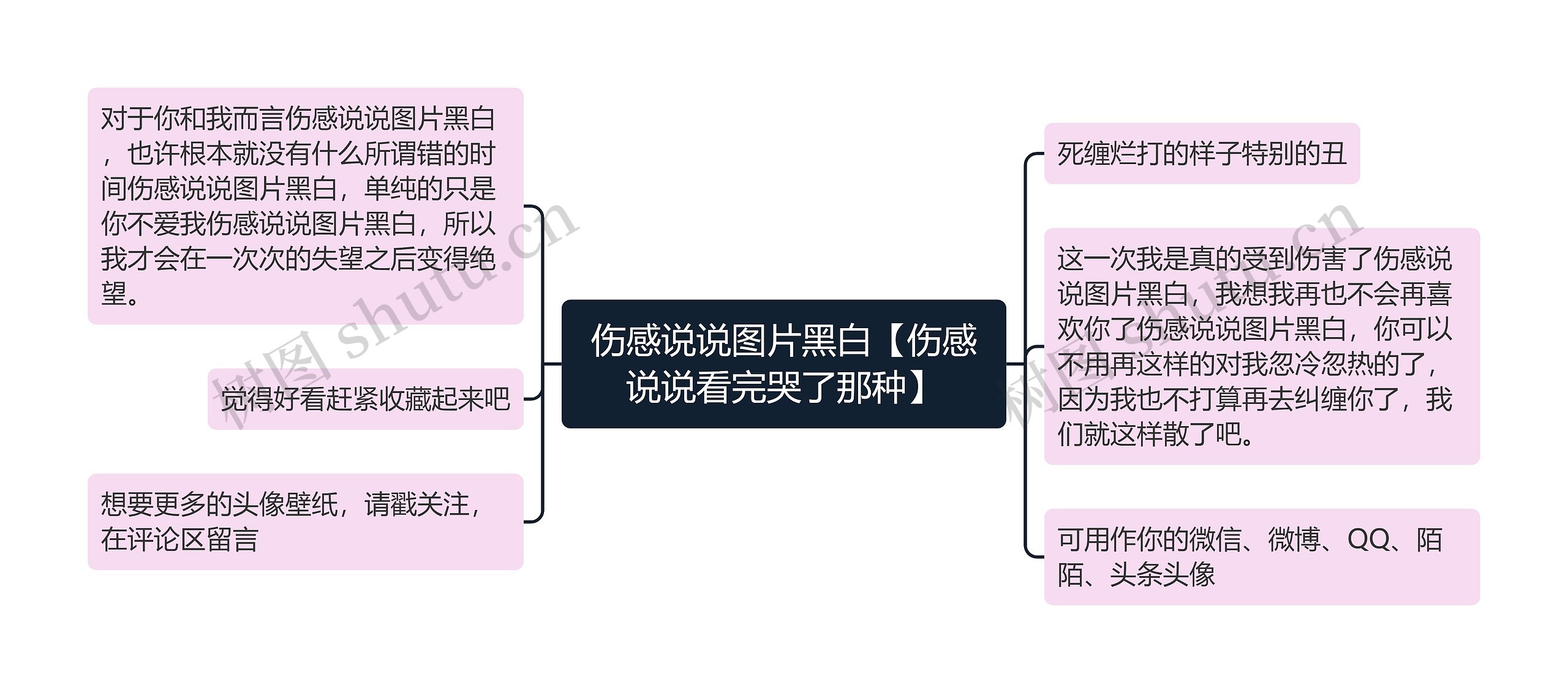 伤感说说图片黑白【伤感说说看完哭了那种】