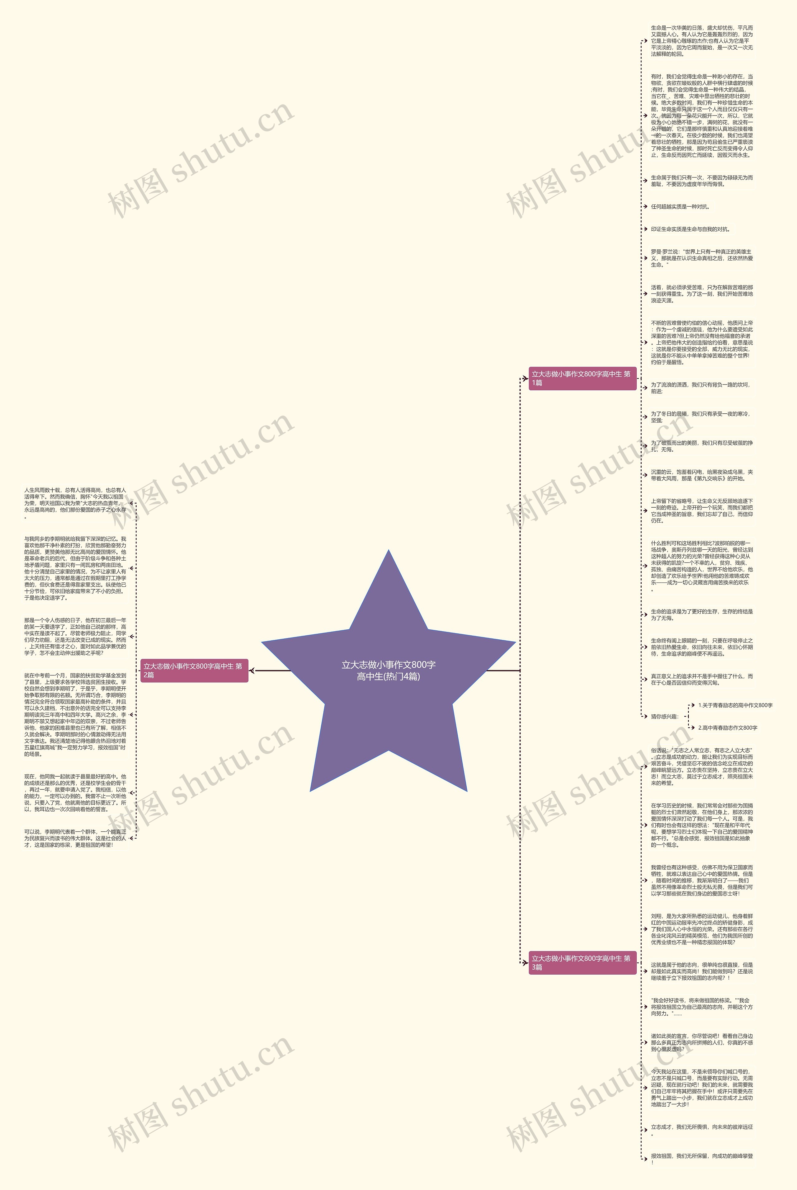 立大志做小事作文800字高中生(热门4篇)思维导图