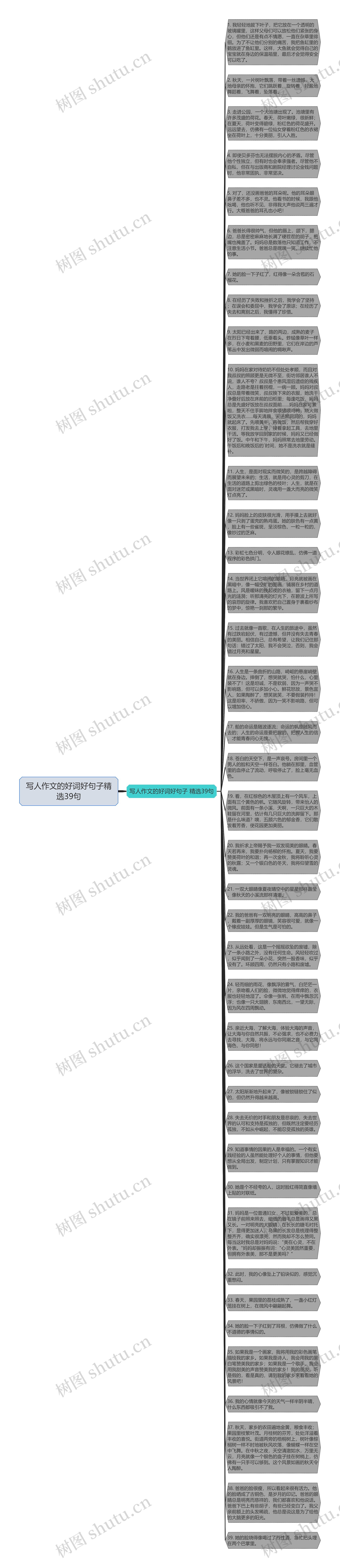 写人作文的好词好句子精选39句
