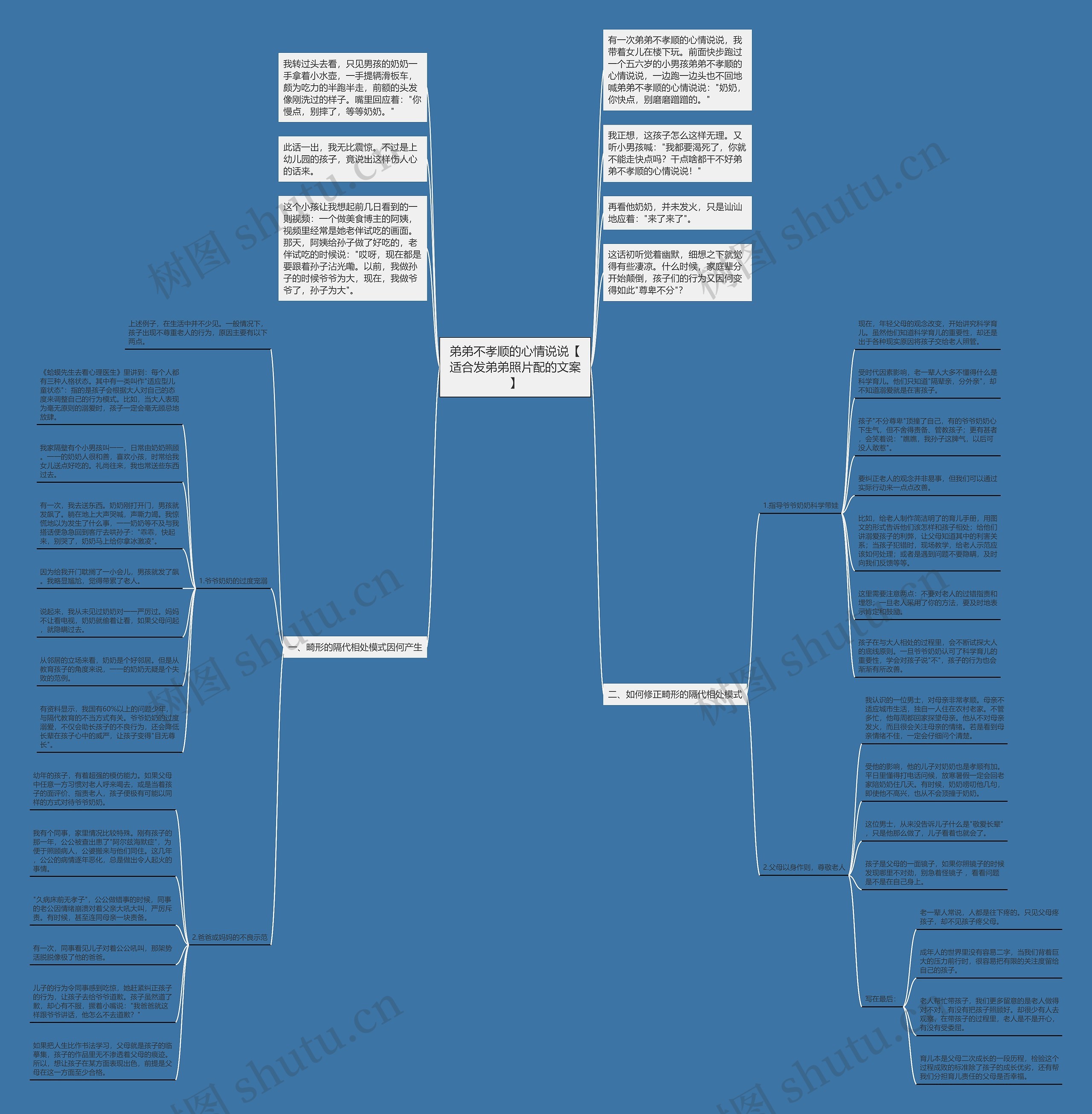 弟弟不孝顺的心情说说【适合发弟弟照片配的文案】思维导图