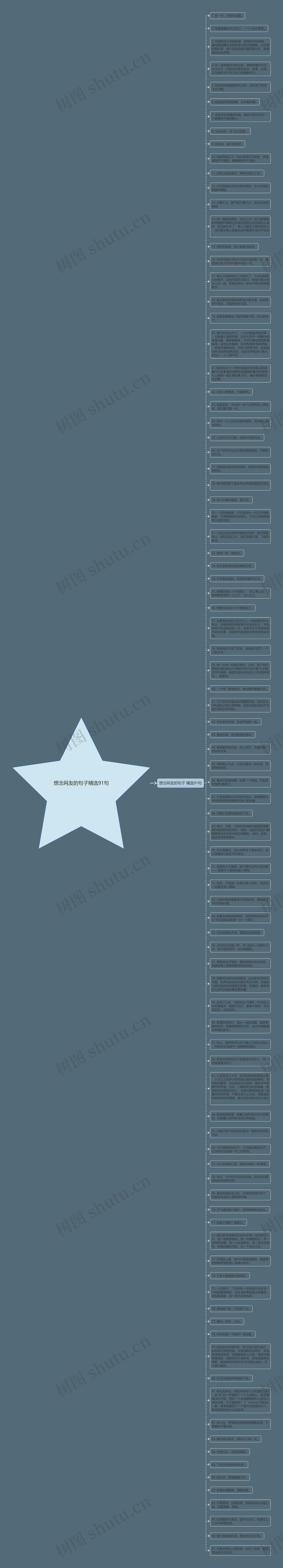 想念网友的句子精选91句思维导图