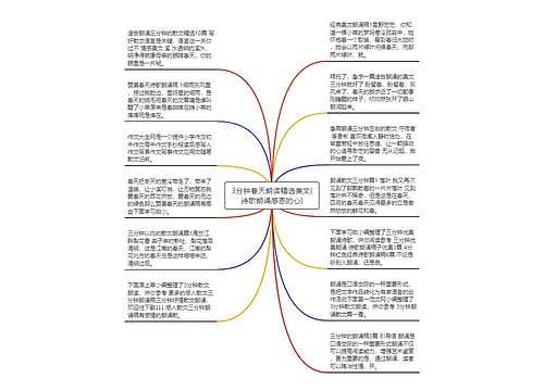 3分钟春天朗读精选美文(诗歌朗诵感恩的心)