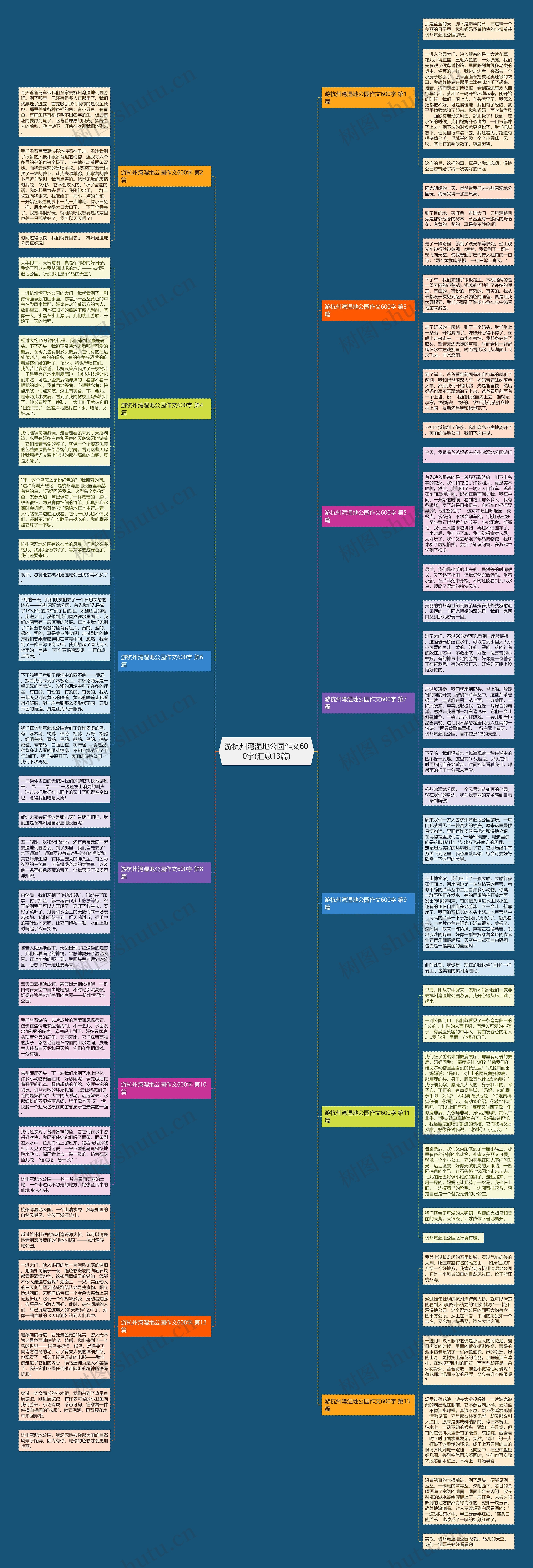 游杭州湾湿地公园作文600字(汇总13篇)思维导图