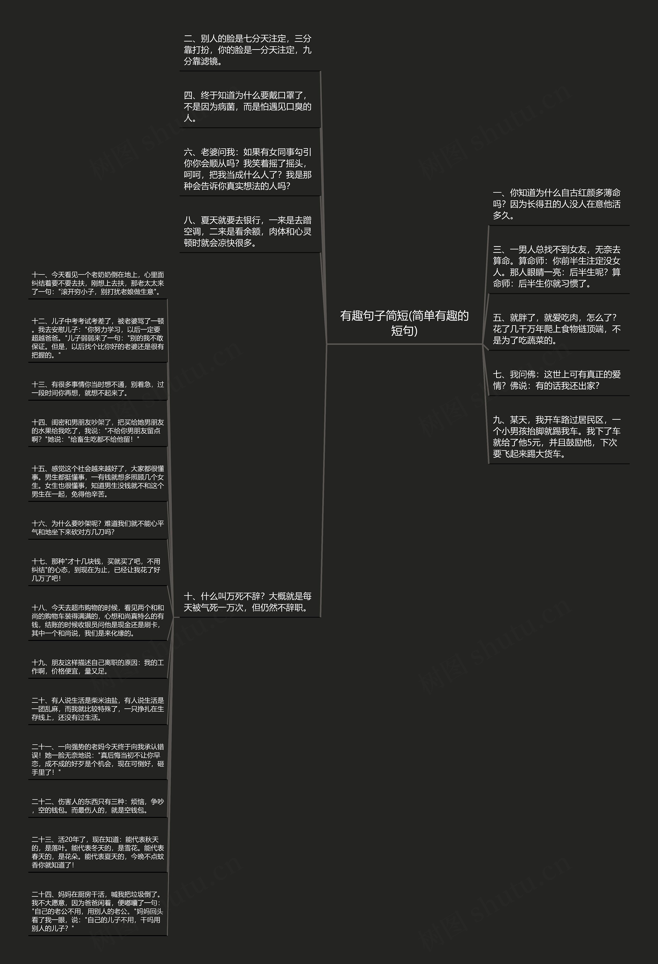 有趣句子简短(简单有趣的短句)