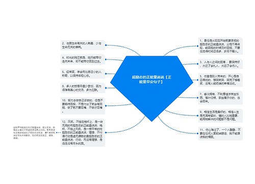 超励志的正能量说说【正能量早安句子】