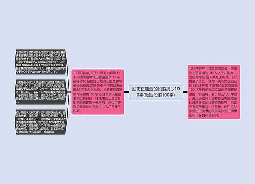励志正能量的段落摘抄100字(激励段落100字) 励志正能量的段落摘抄100字(激励段落100字)