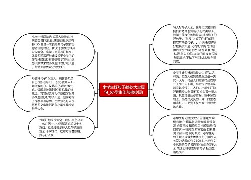 小学生好句子摘抄大全短句_(小学生佳句摘抄短)