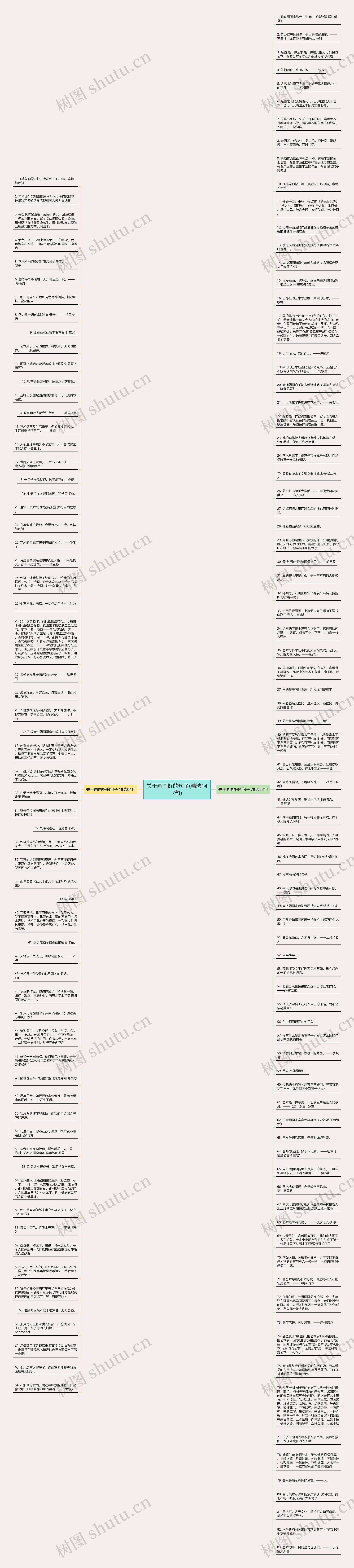 关于画画好的句子(精选147句)