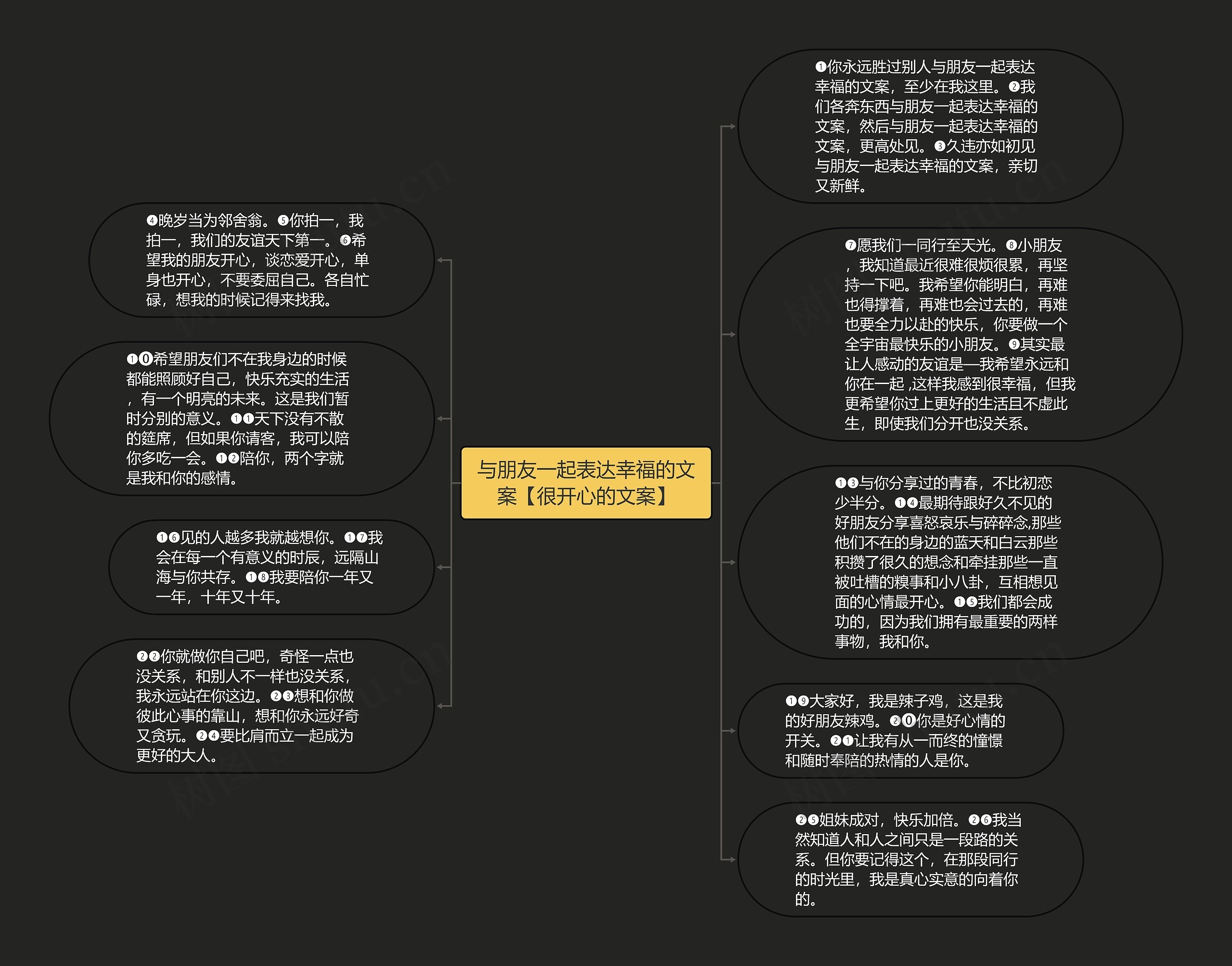 与朋友一起表达幸福的文案【很开心的文案】