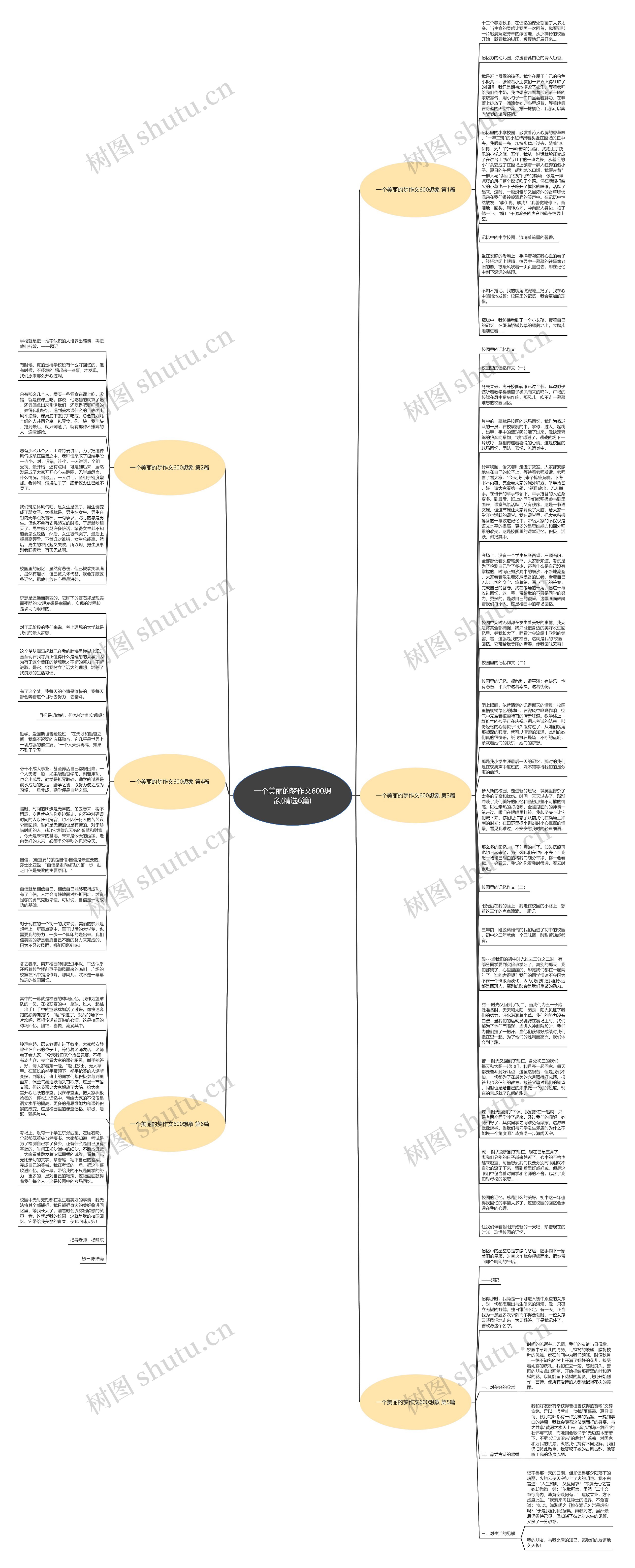 一个美丽的梦作文600想象(精选6篇)思维导图