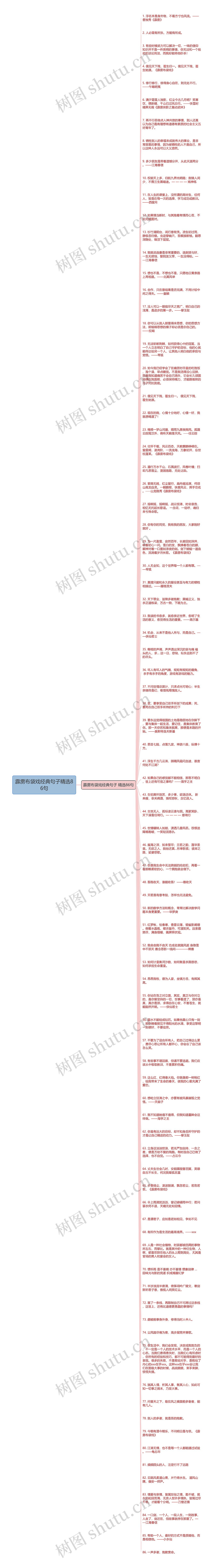 霹雳布袋戏经典句子精选86句思维导图