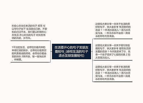 生活要开心的句子发朋友圈短句_(感叹生活的句子适合发朋友圈短句)