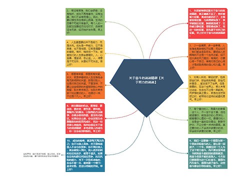 关于奋斗的说说精辟【关于努力的说说】