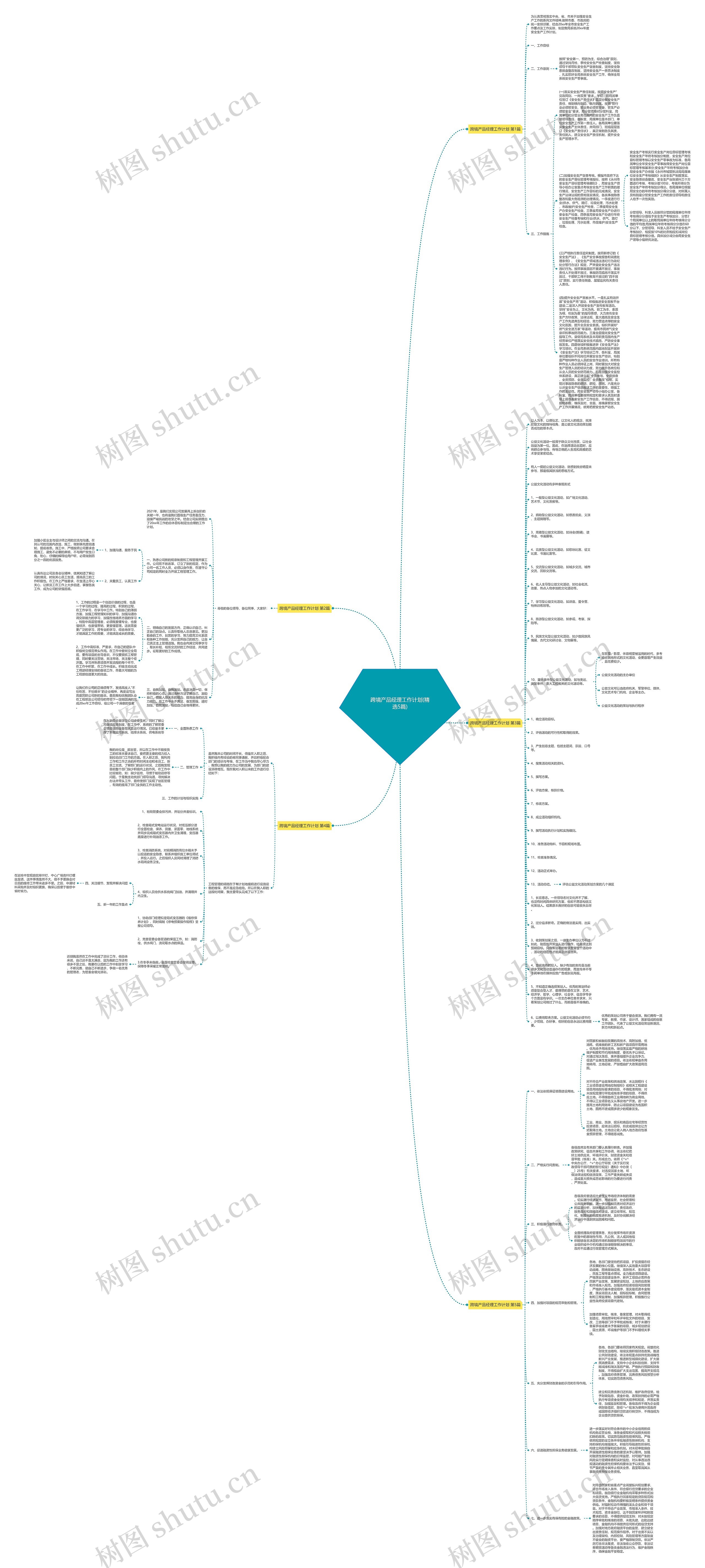 跨境产品经理工作计划(精选5篇)思维导图