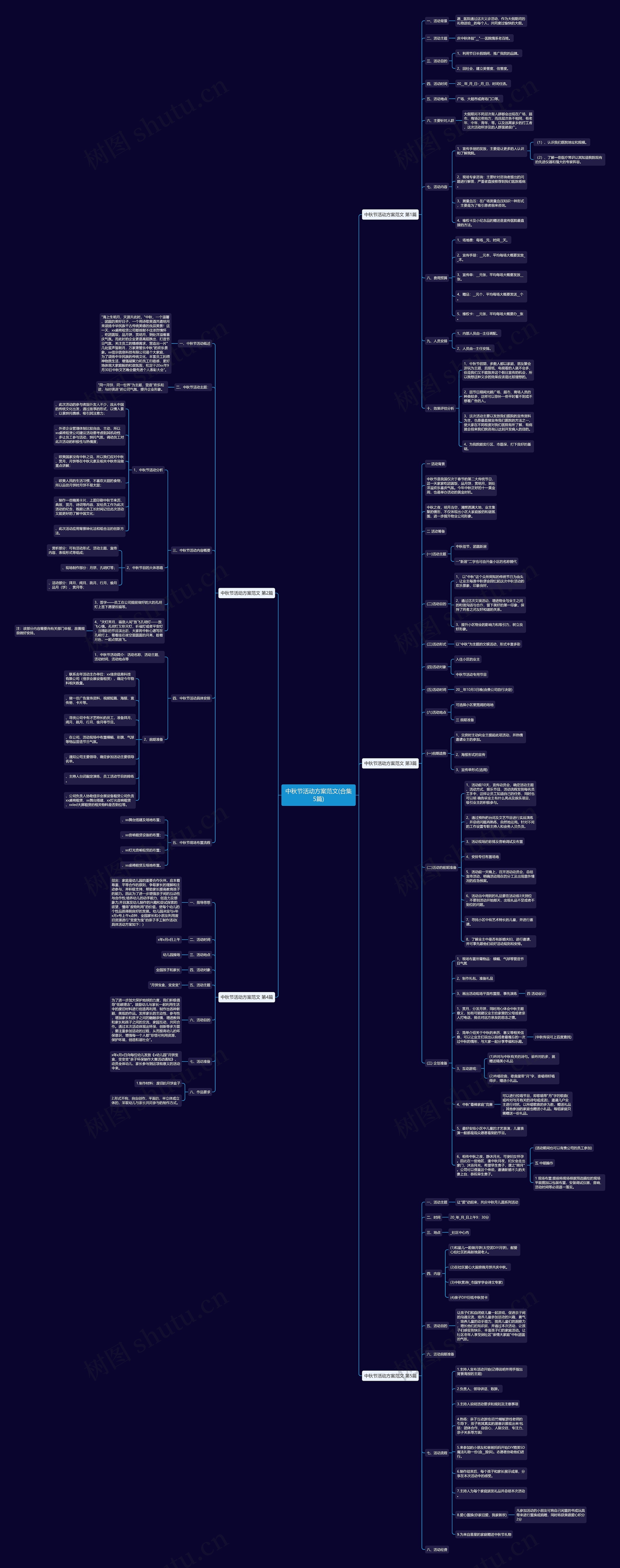 中秋节活动方案范文(合集5篇) 中秋节活动方案范文(合集5篇)