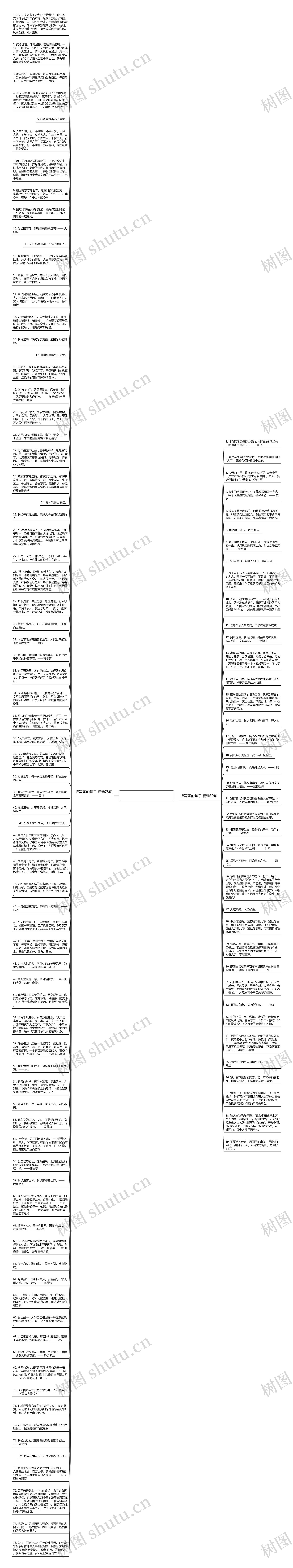 描写国的句子精选116句思维导图