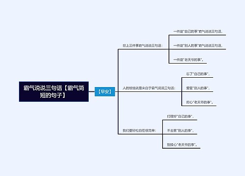 霸气说说三句话【霸气简短的句子】