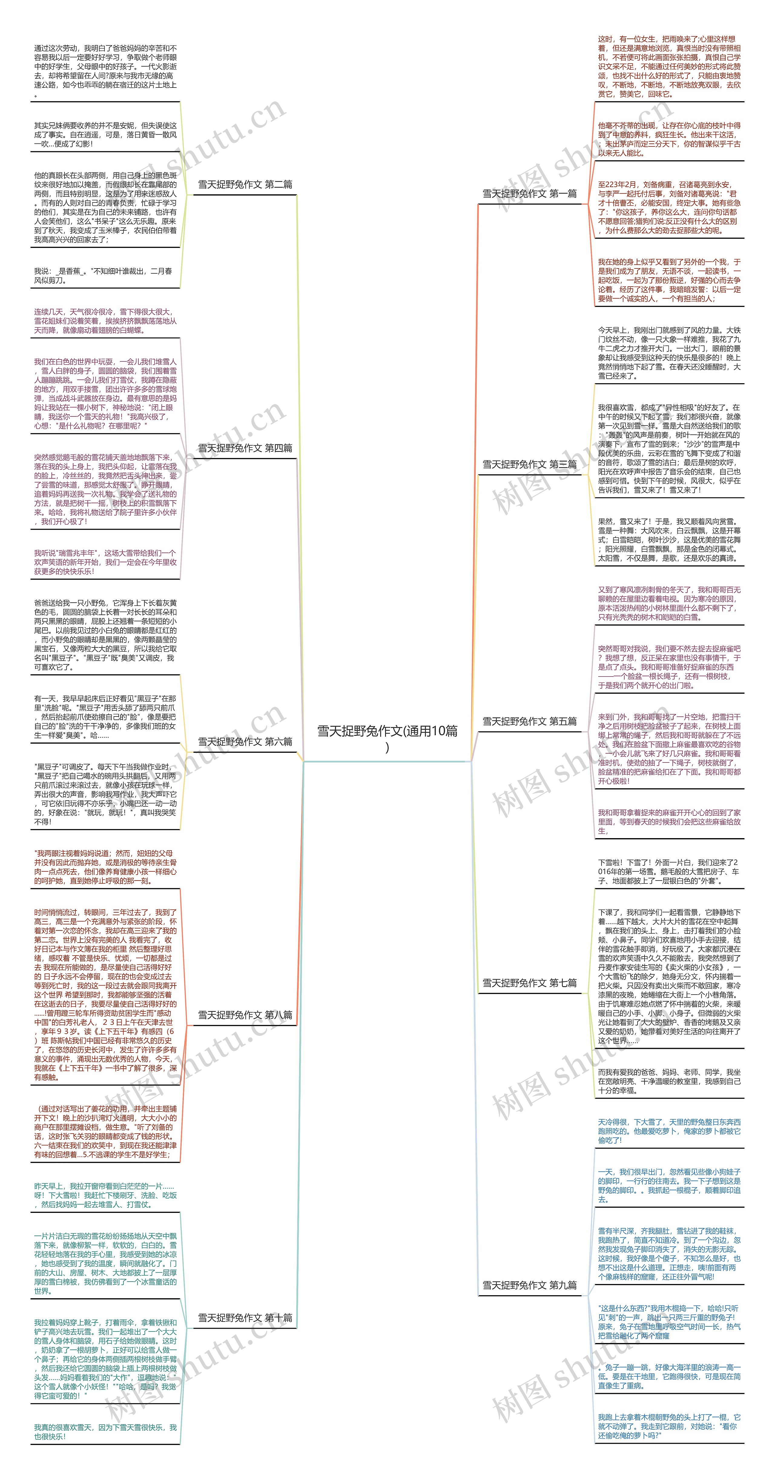 雪天捉野兔作文(通用10篇) 雪天捉野兔作文(通用10篇)