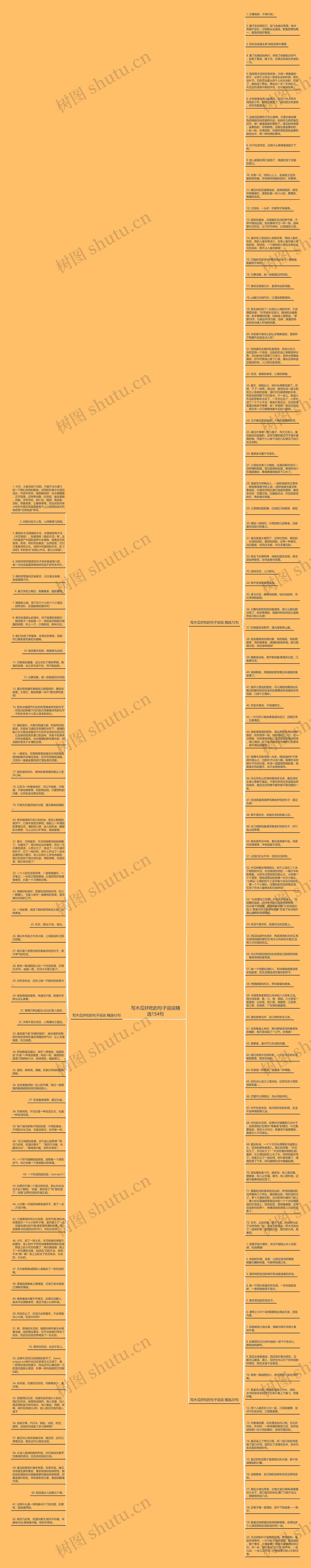 写木瓜好吃的句子说说精选154句思维导图