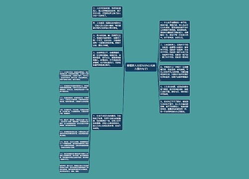 最精辟人生短句(内心充满力量的句子) 最精辟人生短句(内心充满力量的句子)