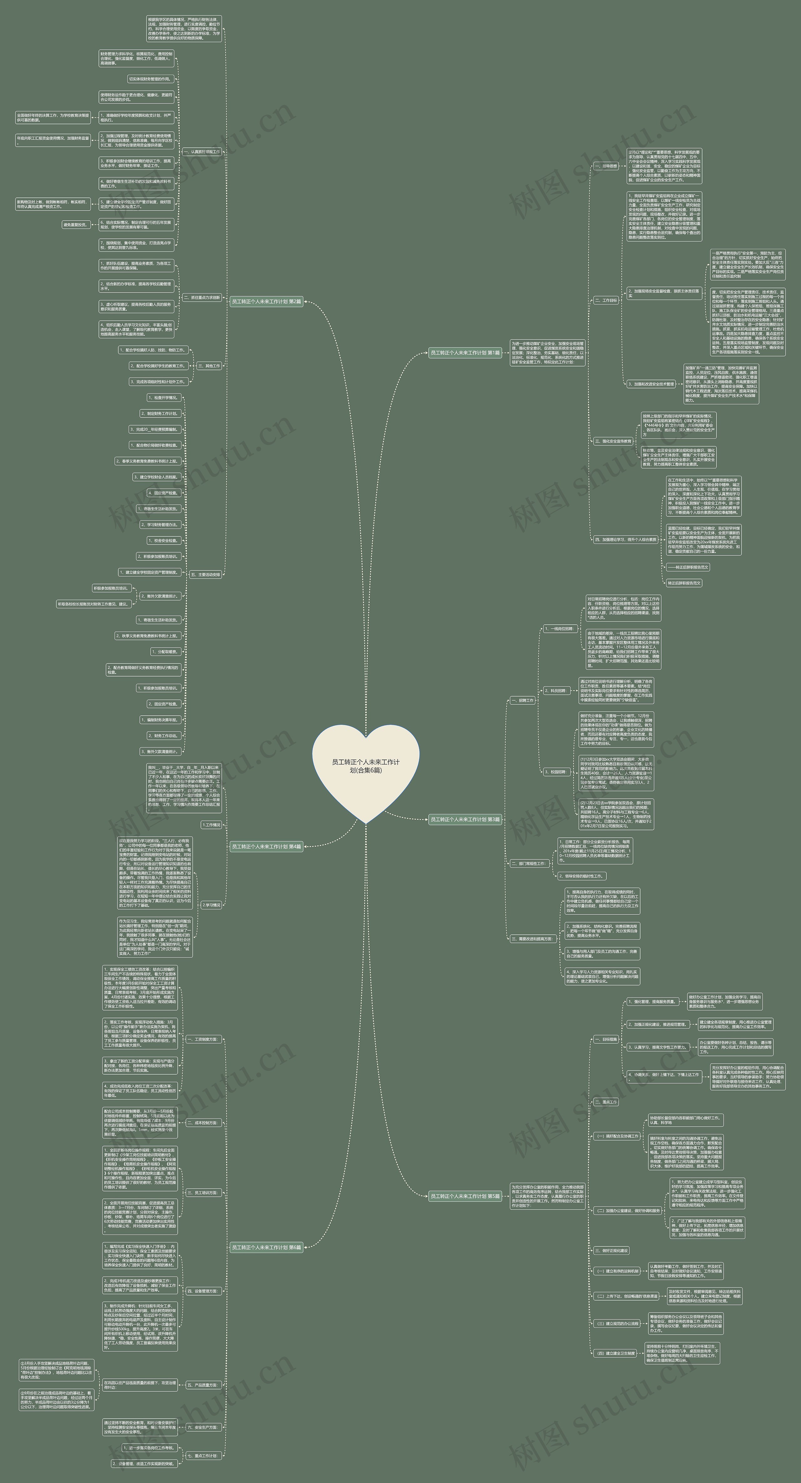 员工转正个人未来工作计划(合集6篇)思维导图