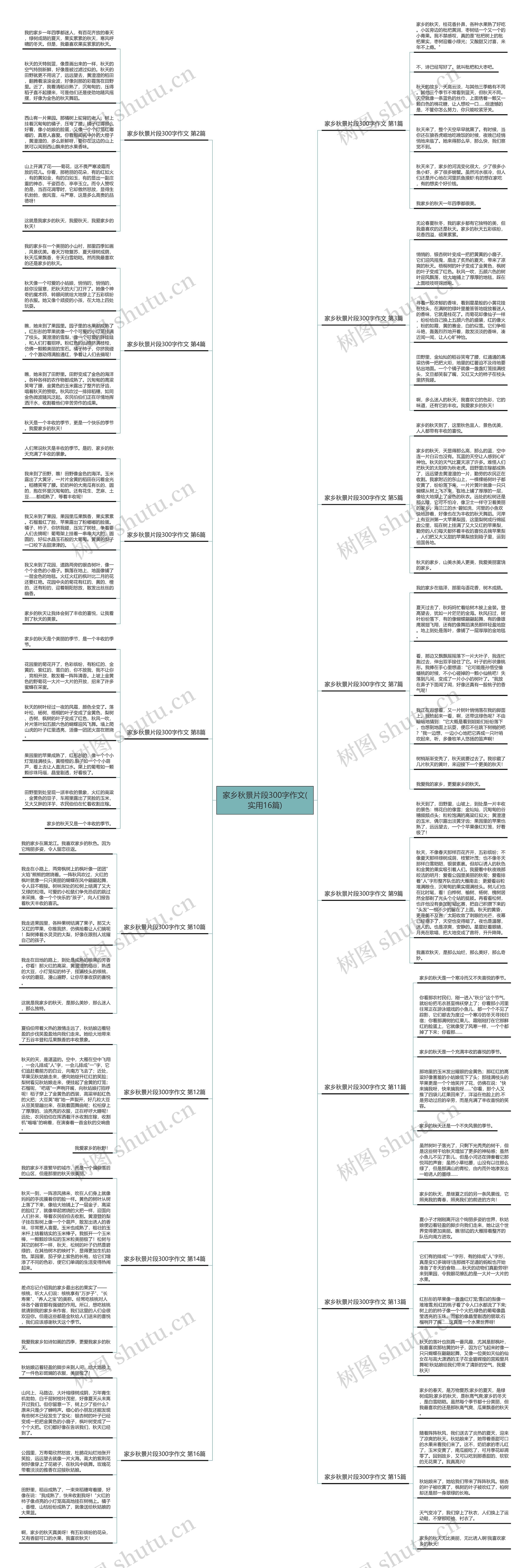 家乡秋景片段300字作文(实用16篇) 家乡秋景片段300字作文(实用16篇)