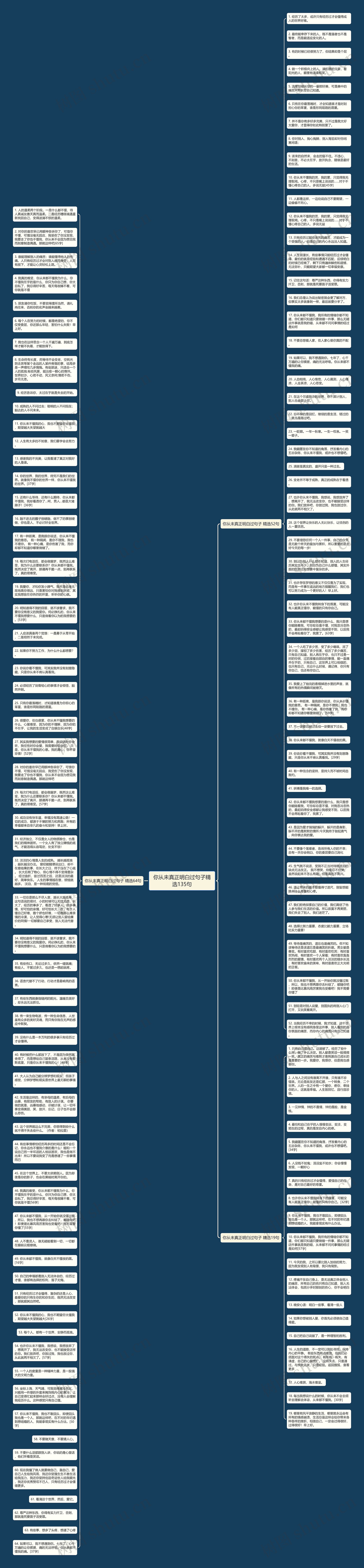 你从未真正明白过句子精选135句思维导图