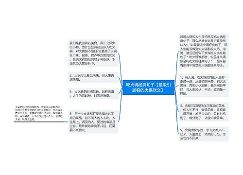 吃火锅经典句子【最吸引顾客的火锅软文】