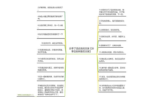 分手了适合发的文案【分手后的网易云文案】