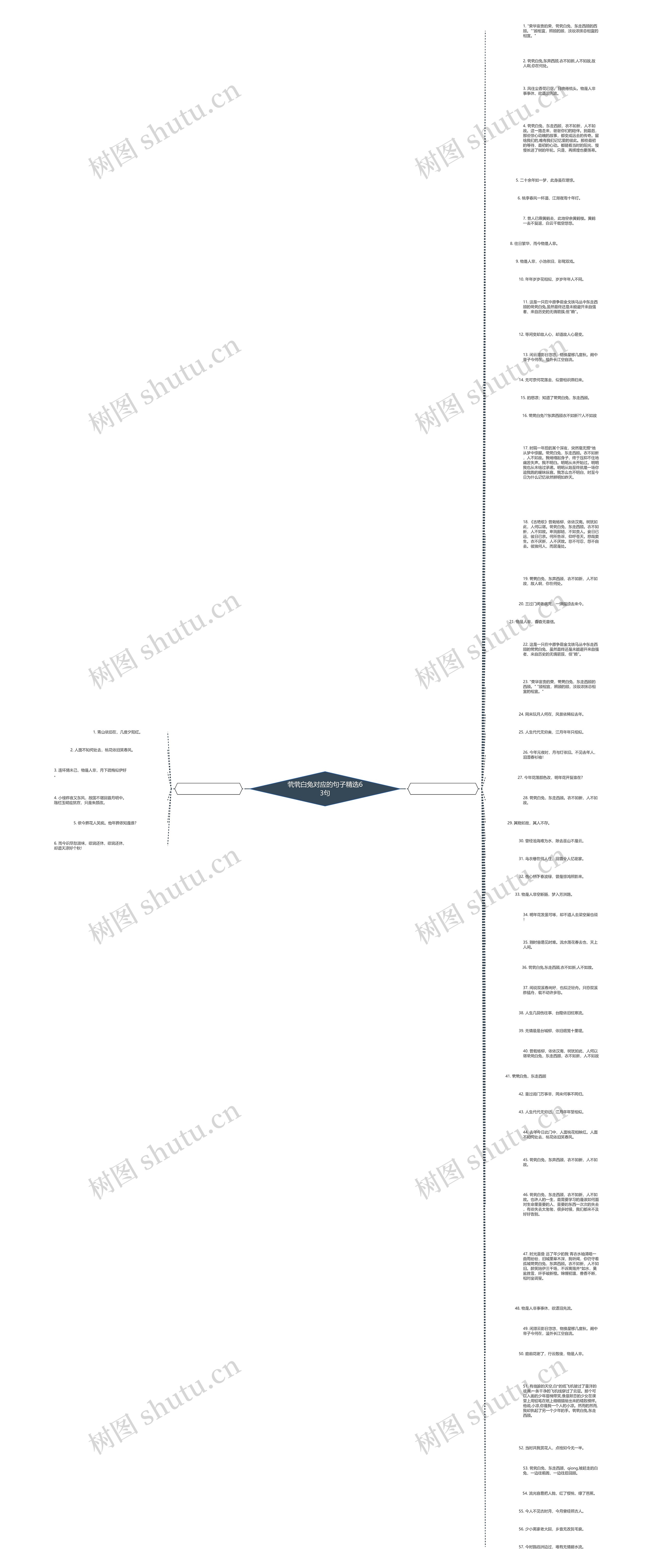 茕茕白兔对应的句子精选63句思维导图