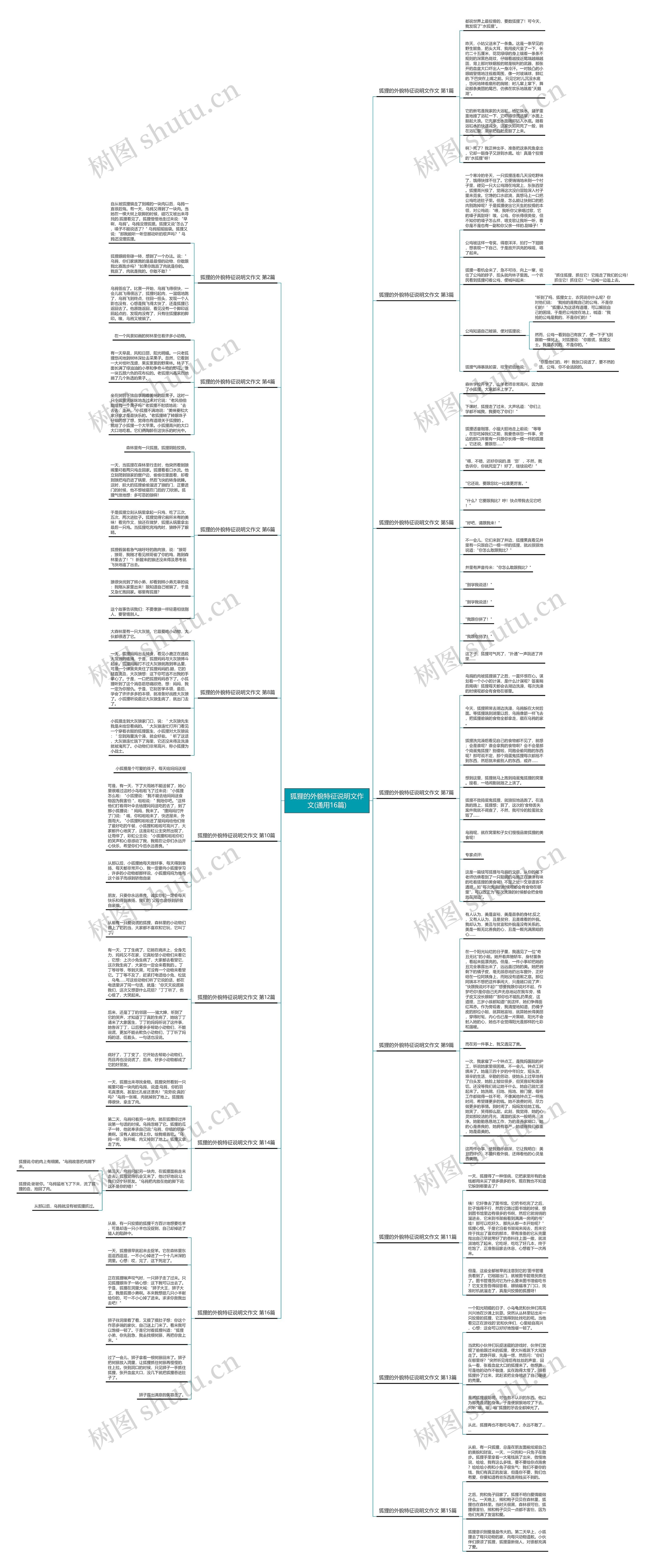 狐狸的外貌特征说明文作文(通用16篇) 狐狸的外貌特征说明文作文(通用16篇)