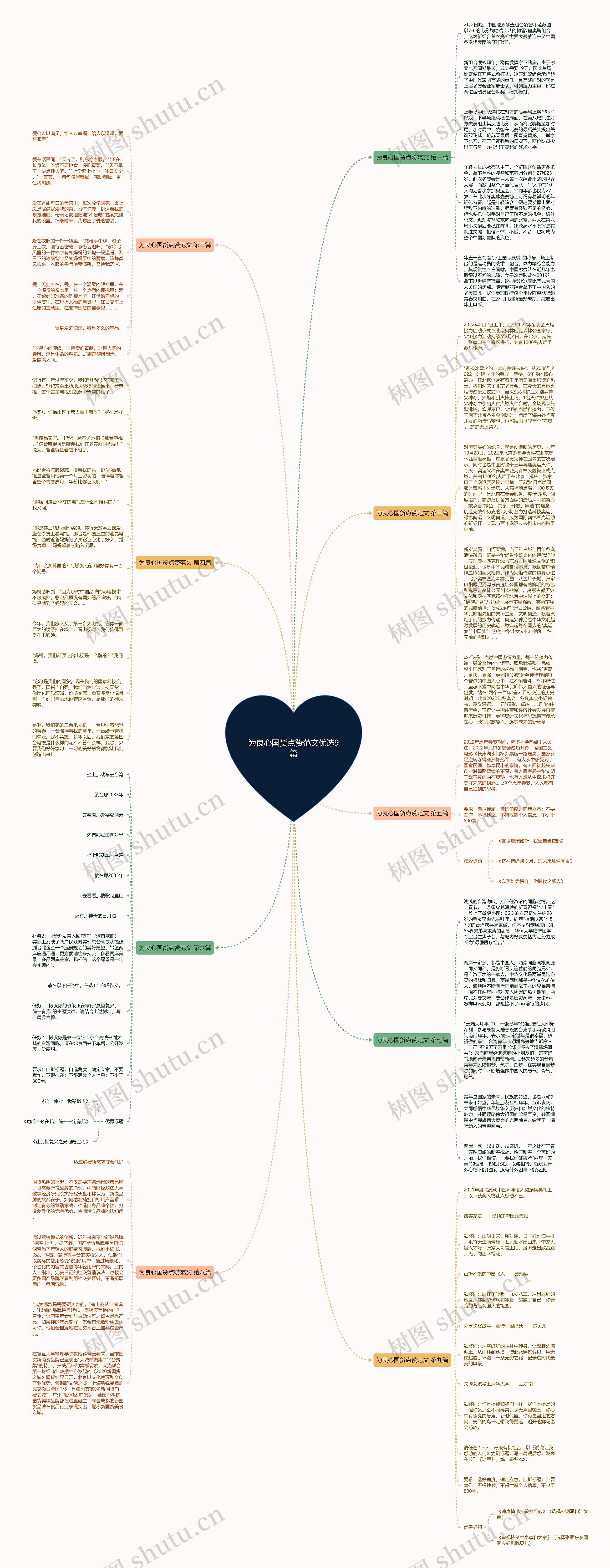 为良心国货点赞范文优选9篇思维导图