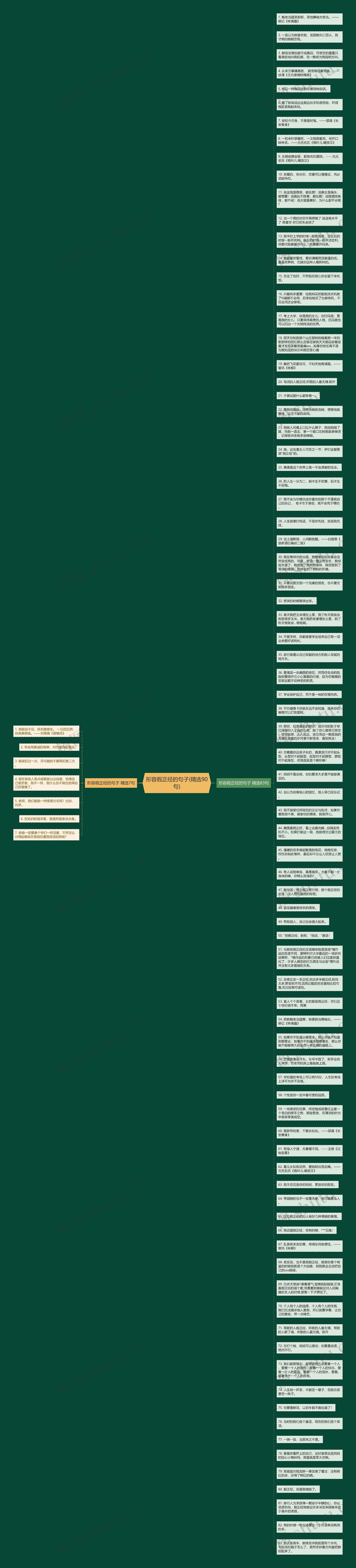 形容假正经的句子(精选90句)思维导图