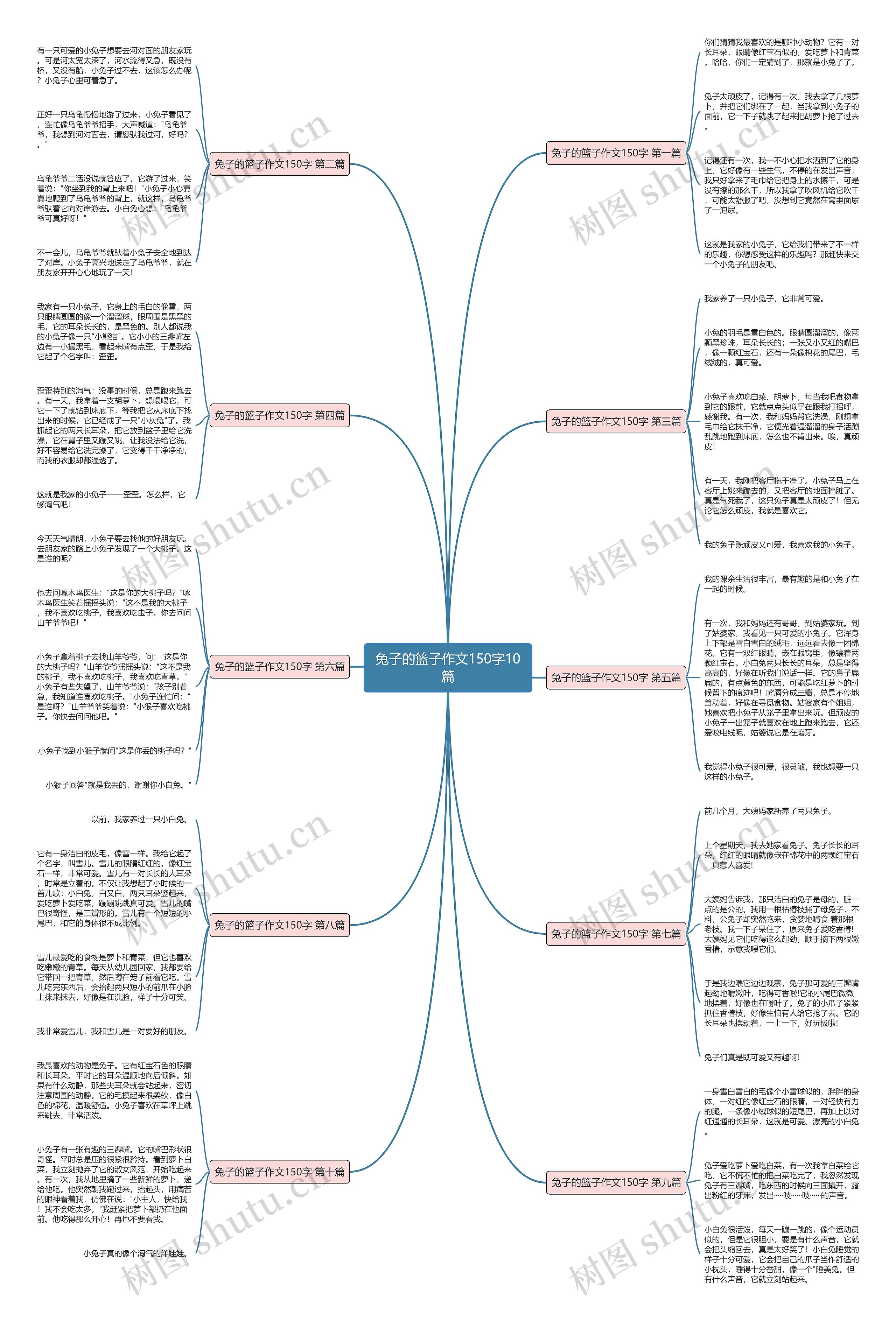 兔子的篮子作文150字10篇 兔子的篮子作文150字10篇