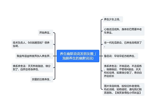 养生幽默说说发朋友圈_(泡脚养生的幽默说说)