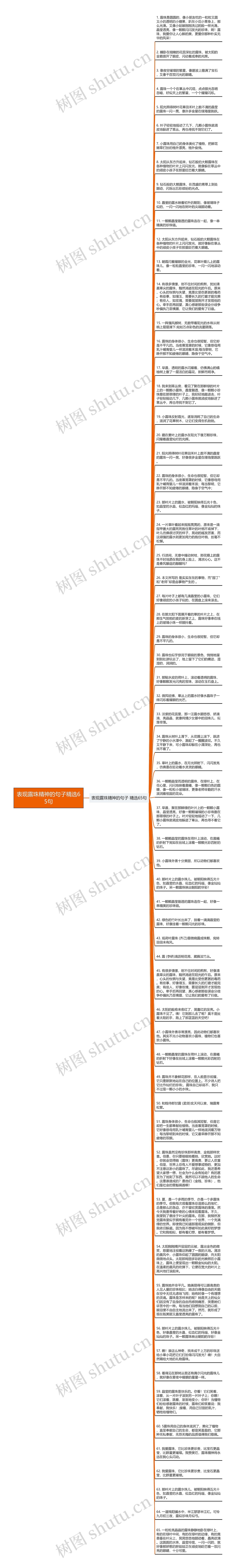 表现露珠精神的句子精选65句思维导图