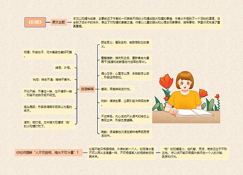 《陀螺》思维导图