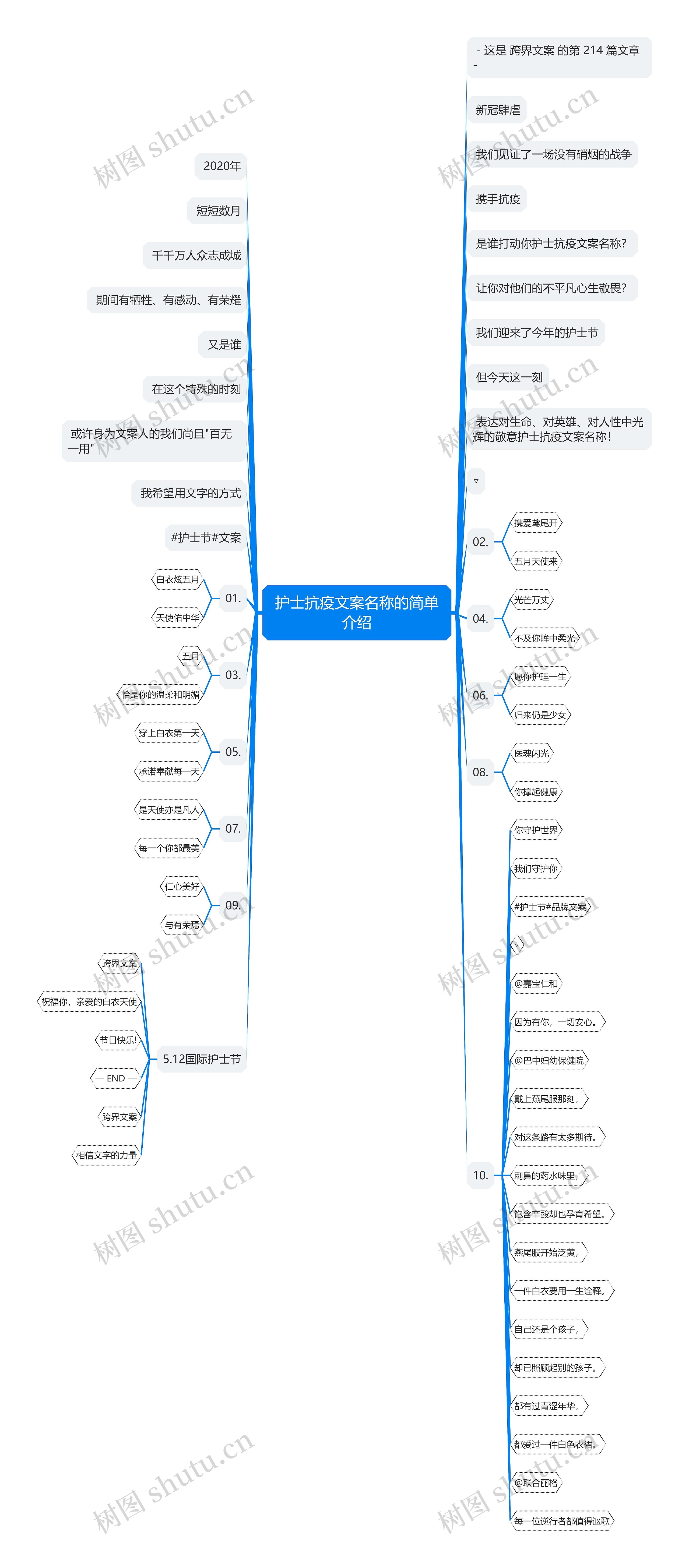 护士抗疫文案名称的简单介绍思维导图