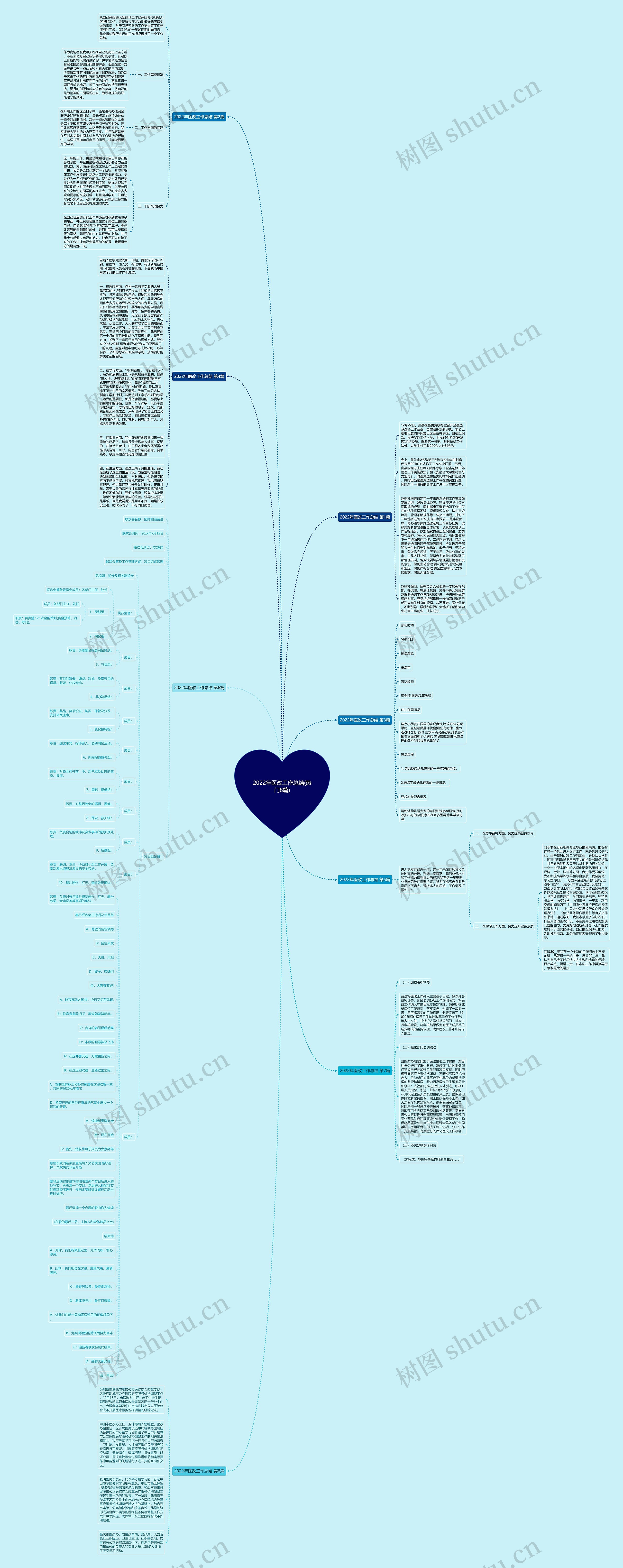 2022年医改工作总结(热门8篇)思维导图