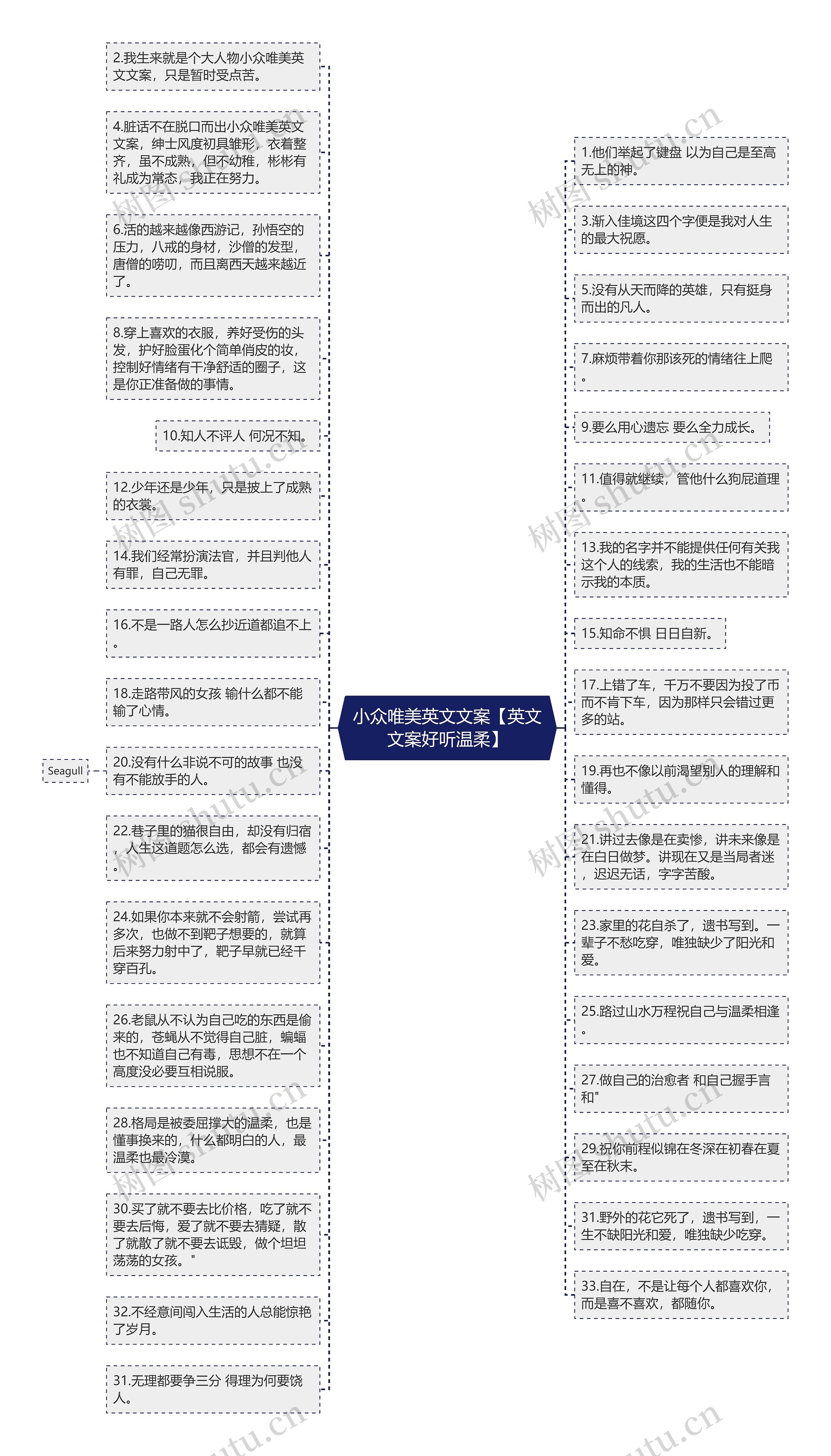 小众唯美英文文案【英文文案好听温柔】