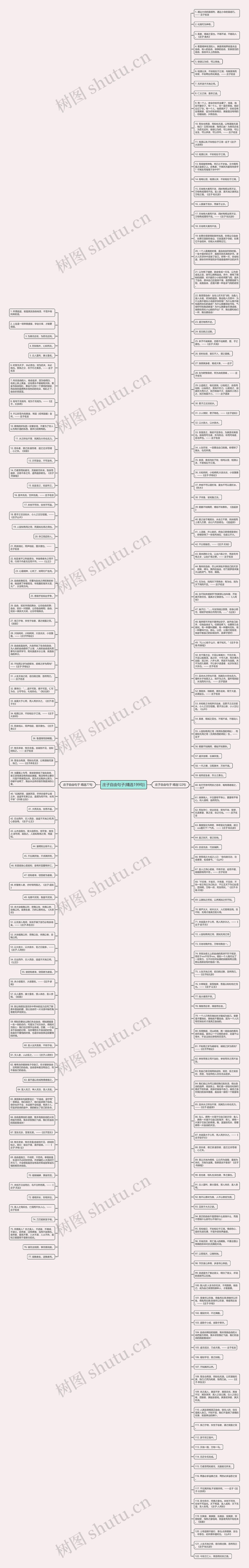 庄子自由句子(精选199句)思维导图