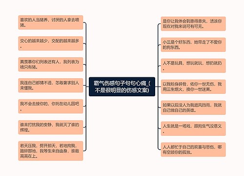 霸气伤感句子句句心痛_(不是很明显的伤感文案)