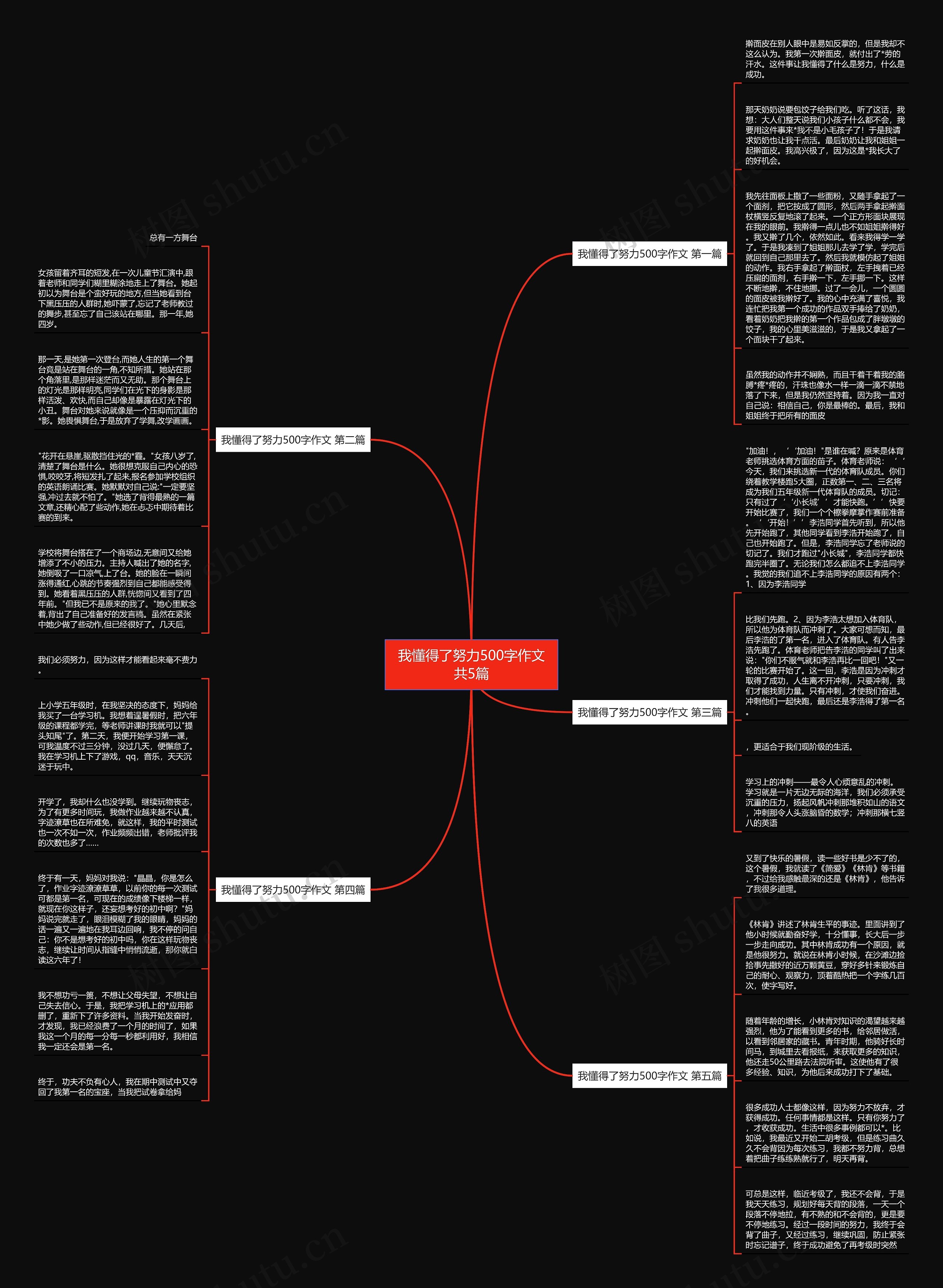 我懂得了努力500字作文共5篇 我懂得了努力500字作文共5篇